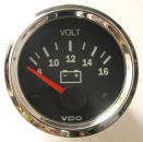 VDO Cockpit Vision Chrom Voltmeter 12V
