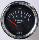 VDO Cockpit Vision Chrom Öldruckanzeige 5 bar