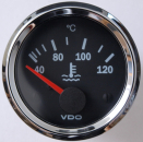 VDO Cockpit Vision Chrom Kühlwassertemperaturanzeige